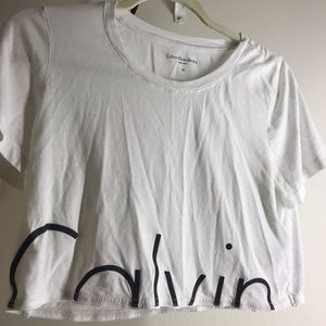 Calvin Klein and Blank and white tee